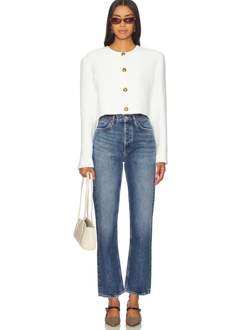 ❤️… AGOLDE 90s Pinch Waist High Rise Straight Jeans in Essence $228